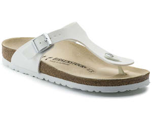 Birkenstock Gizeh Sandal - Birko Flor White