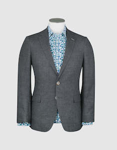 Clothing: Rembrandt Hawker Black & White Textured Blazer