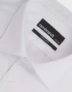 Sinatra Long Sleeve Shirt - White Twill