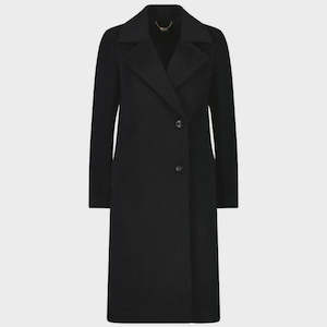 Moke: Rumour Woolen Coat - Black