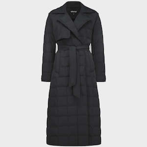 Clothing: Moke: Maisey 90/10 Stretch Down Trench Coat