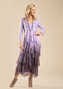 Belin Dress - Wisteria Ombré