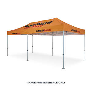 Commercial Pro Series: Commercial Pro Aluminium 6.0 Gazebo - Custom Printed