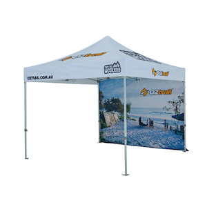 Gazebos: Commercial Pro Heavy Duty Wall 3.0 - Custom Printed