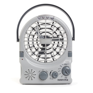 Power Electrical: Rechargeable Fan & Radio