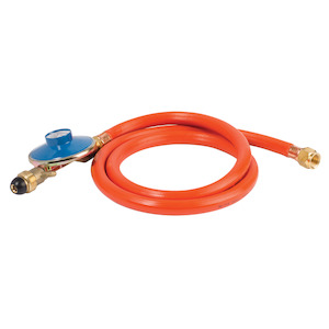 Gas Appliances: Pol Reg - 900mm Hose 1/4 Bsp