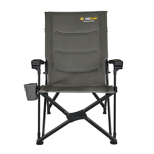 Furniture: Oztrail Hampton Deluxe Chair Grey