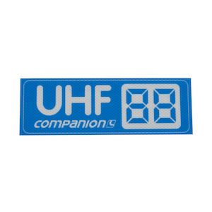 Caravan: UHF Channel Sticker