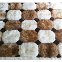 Auskin Alpaca Huacaya Puff Rug 2 180*210cm