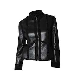 Lambskin Broadtail Reversible Jacket