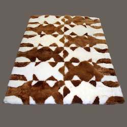 Auskin - Baby Alpaca Rug - Forma Cuero 140X180cm