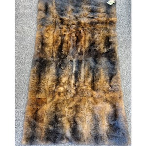 Possum Fur Classic Throw 1m x 1.8m (20 Skins) - Natural Brown