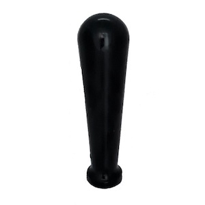 Tap Handle Black Teardrop Push On