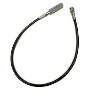 CO2 Accessories: CO2 High Pressure Hose 1M Hand-Tight