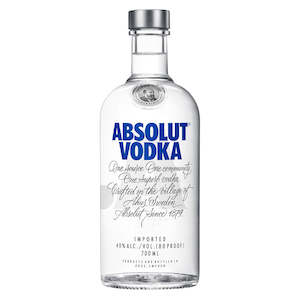 Internet only: Absolut Vodka 700ml