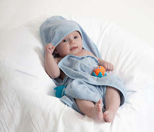 Baby Hooded Towel - Blue