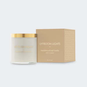 Internet only: Lyttelton Lights Sandalwood & Vanilla Candle