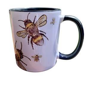 Bee Mug By Sarah Mcalpine Art