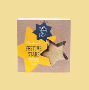 Molly Woppy Festive Shortbread Star Cookies