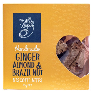 Internet only: Molly Woppy Handmade Ginger, Almond & Brazil Nut Biscotti