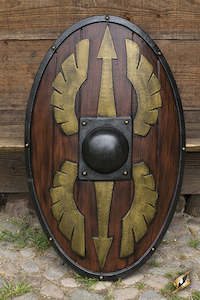 Oval Scutum Shield - Wood