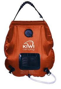 Kiwi Camping: Kiwi Deluxe Solar Shower - 20ltr