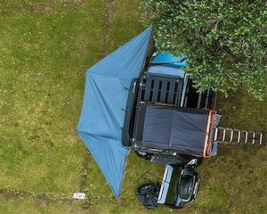 Kiwi Camping: Kiwi Camping Tuatara 180 Degree Self Supporting Awning 1.8m