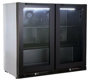 Products: Gasmate Premium Double Door Bar Fridge 187l