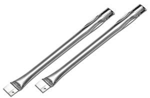 Gasmate Stainless Steel Bbq Rail Burners - 2 Pack