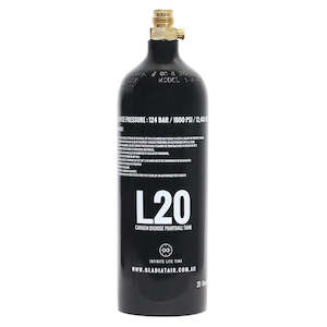 Sporting equipment: GladiatAir 20oz CO2 CYLINDER W/ PIN VALVE