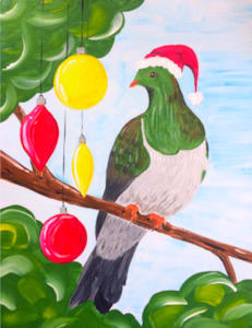 Art school: Christmas Kereru | 09/12/2024 - Village Green Bar & Kitchen