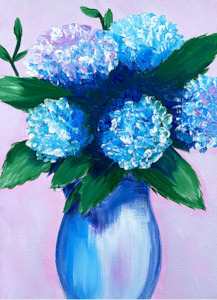 Art school: Hydrangea Vase | 18/01/2025 - Clarkes Bar at Novotel Rotorua Lakeside, Rotorua