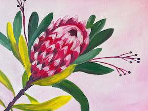 Protea Bloom (Pink) | 16/03/2025- Longroom, Auckland