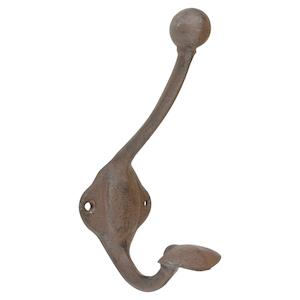 Cast Iron Coat & Bowler Hat Hook