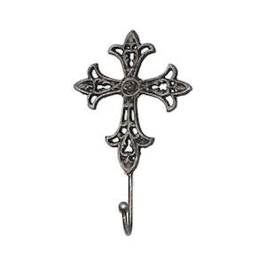 Silver Cross Hook