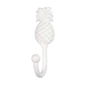 White Pineapple Wall Hook