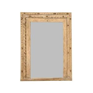 Extra Large Carved Wooden Statement Mirror