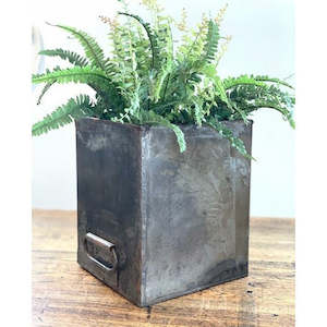 Furniture: Original Square Iron Planter