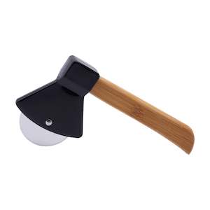 Axe Pizza Cutter w/Wooden Handle