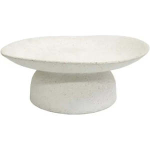 Organic Ceramic Food Stand- Sandy White