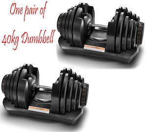 Two Weight Adjustable Dumbbell 40KG