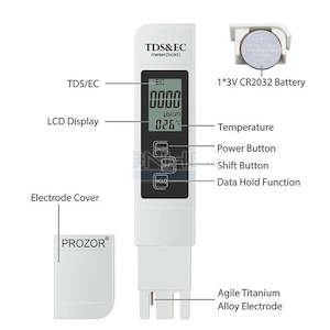 Health Beauty: TDS Tester EC Tester