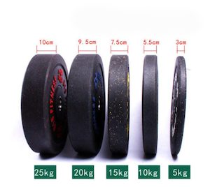 Gaming Sports: Bumper Plates Weight plates 25KG x2