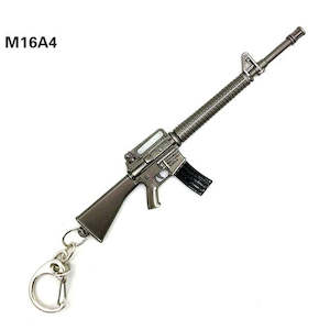 Gaming Sports: PUBG M16A4 Model Metal Keychain Playerunknown's Battlegrounds