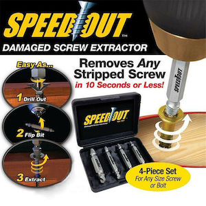 Door Barn: Screw Extractor Set Broken Screw Drill Bits Easy Out Bolt Remover