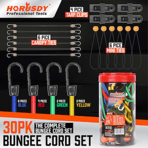 Bungee Cords Canopy Ball Ties Crocodile Mouth Tarp Clips