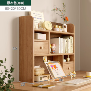 Table Bookshelf Storage Cabinet