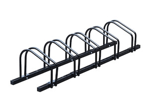 5-Slots Floor Mounted Bike Stand Bike Rack