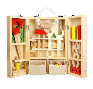 Wooden Tool Box 36Pcs