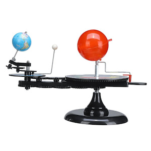 Solar System Earth Sun Moon Orbital Planetarium Model